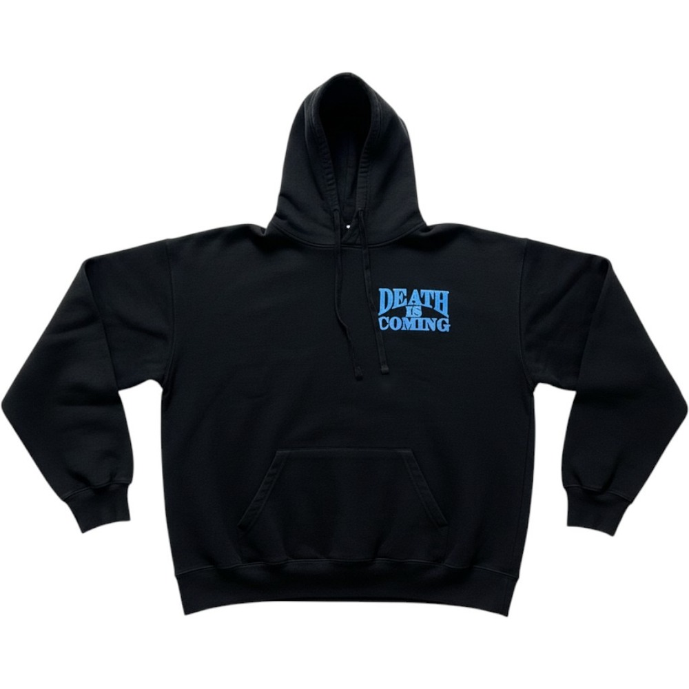 Assholes Live Forever Death Is Coming Reaper Hoodie Black XL Mens Sweatshirt